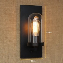 American Country Style Living Room Pastoral Aisle Warehouse Industry Bedside Bar Decorative Wall Sconce