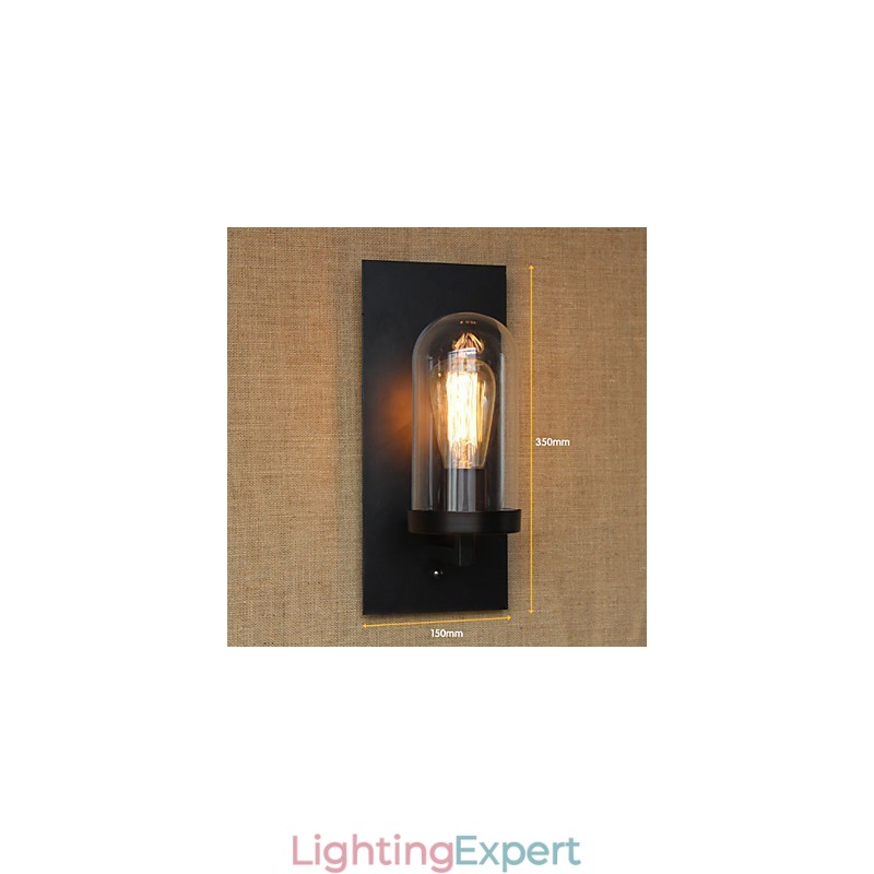 American Country Style Living Room Pastoral Aisle Warehouse Industry Bedside Bar Decorative Wall Sconce