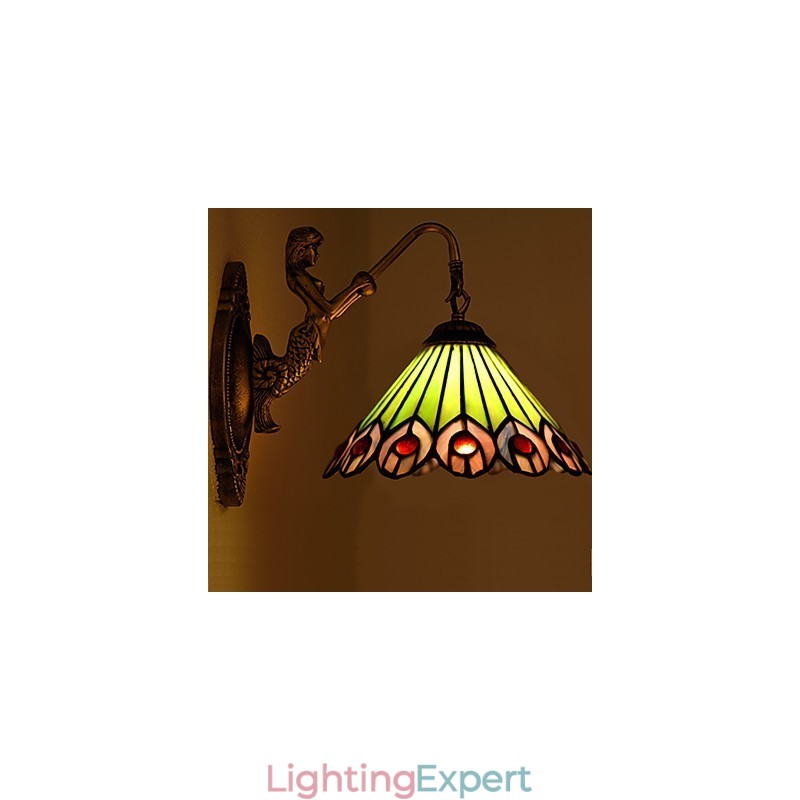 European Contracted Rural Creative Wrought Iron Wall Lamp Lights
