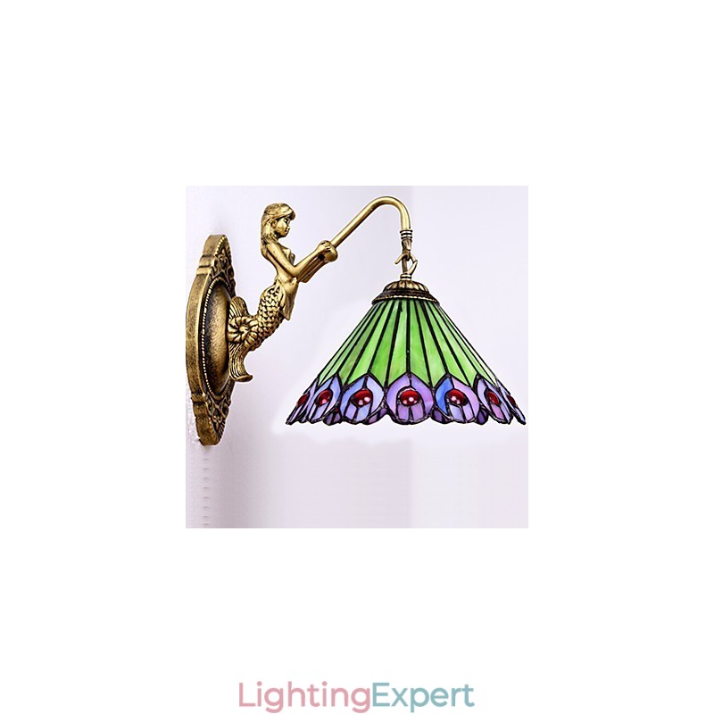 European Contracted Rural Creative Wrought Iron Wall Lamp Lights