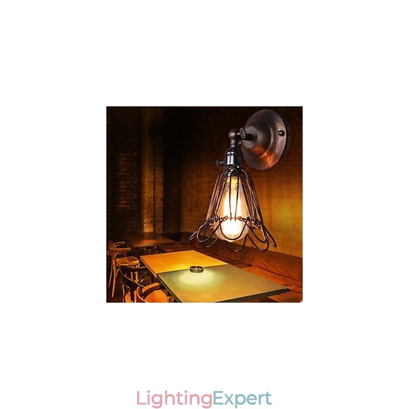 Small Cage Wall Lamp Industrial Style Restoring Ancient Ways Of Corridor Corridor Lamps And Lanterns
