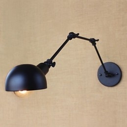 Personality Long Arm Adjustable Angle Bar Three Retro Living Room Lamps Lighting Decorative Wall Sconce