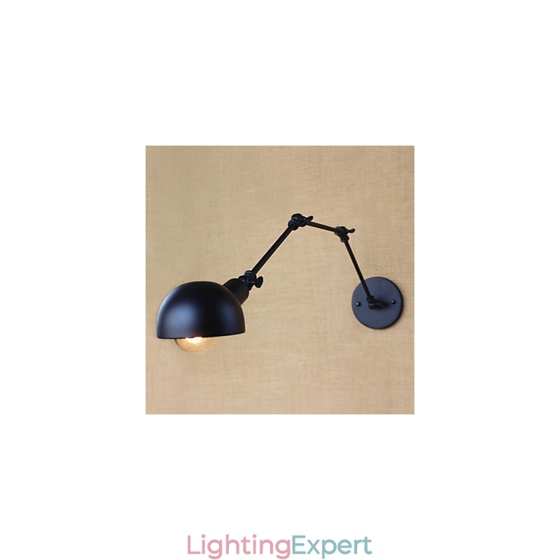 Personality Long Arm Adjustable Angle Bar Three Retro Living Room Lamps Lighting Decorative Wall Sconce