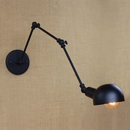 Personality Long Arm Adjustable Angle Bar Three Retro Living Room Lamps Lighting Decorative Wall Sconce