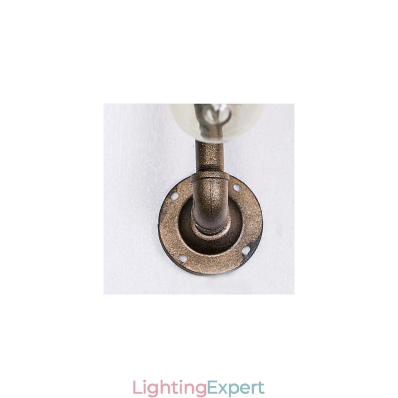 American Village Loft Industrial Edison Style Vintage Wall Light Lamp Retro Water Pipe Lamp Wall Sconce