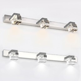 Wall Sconces Bathroom Lighting Wall Washers Crystal Mini Style Modern Contemporary Metal