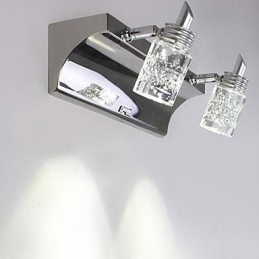 Crystal Bathroom Lighting Modern Contemporary Metal