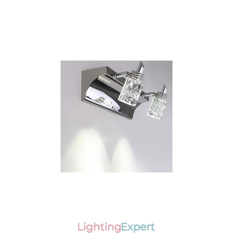 Crystal Bathroom Lighting Modern Contemporary Metal