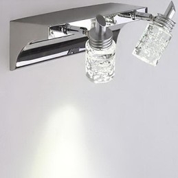 Crystal Bathroom Lighting Modern Contemporary Metal