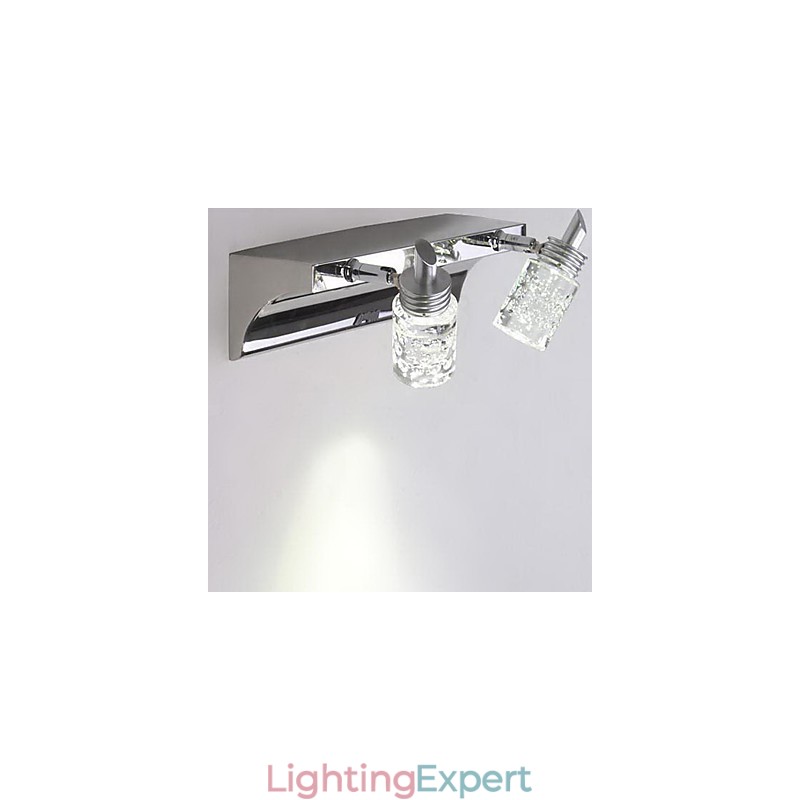 Crystal Bathroom Lighting Modern Contemporary Metal