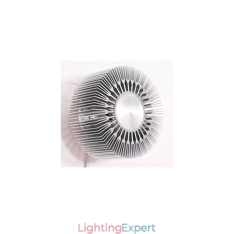 Embed Round Sunflower Type Aluminum Projection Wall Lamp