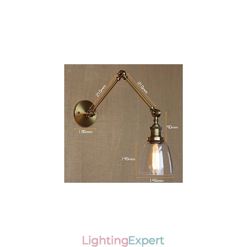 Retro Vintage RACK Bedroom Bedside Exclusive Hotel Lobby Decorated Antique Bronze Wall Sconce