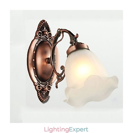 Retro Glass Simple European Modern Elegance Wrought Iron Wall Lamp Light Retro Glass Simple European Modern Elegance Wrought Iron Wall Lamp Light