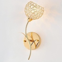Crystal Wall Sconces Modern Contemporary Metal