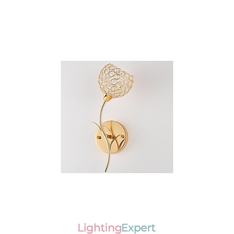 Crystal Wall Sconces Modern Contemporary Metal