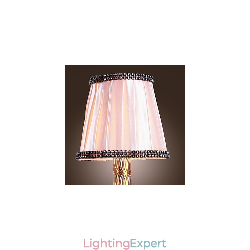 Elegant Crystal Wall Light in Pink
