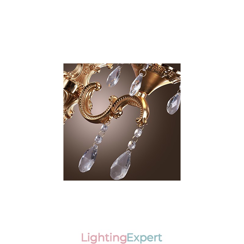 Elegant Crystal Wall Light in Pink