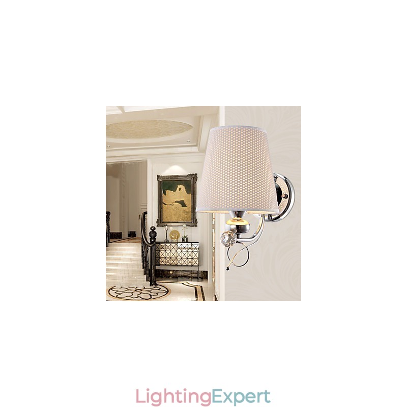 European Style Creative Contemporary And Contracted Crystal Wall Lamp Lights