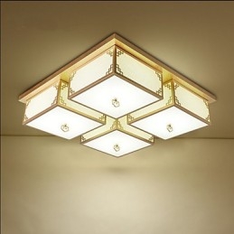 A Chinese Style Lamps Iron Ceiling Lighting Atmosphere A