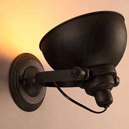 Loft Wrought Iron Pot Creative Vintage Wall Lamp Lights