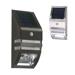 Solar White Wall Light With PIR Motion Sensor