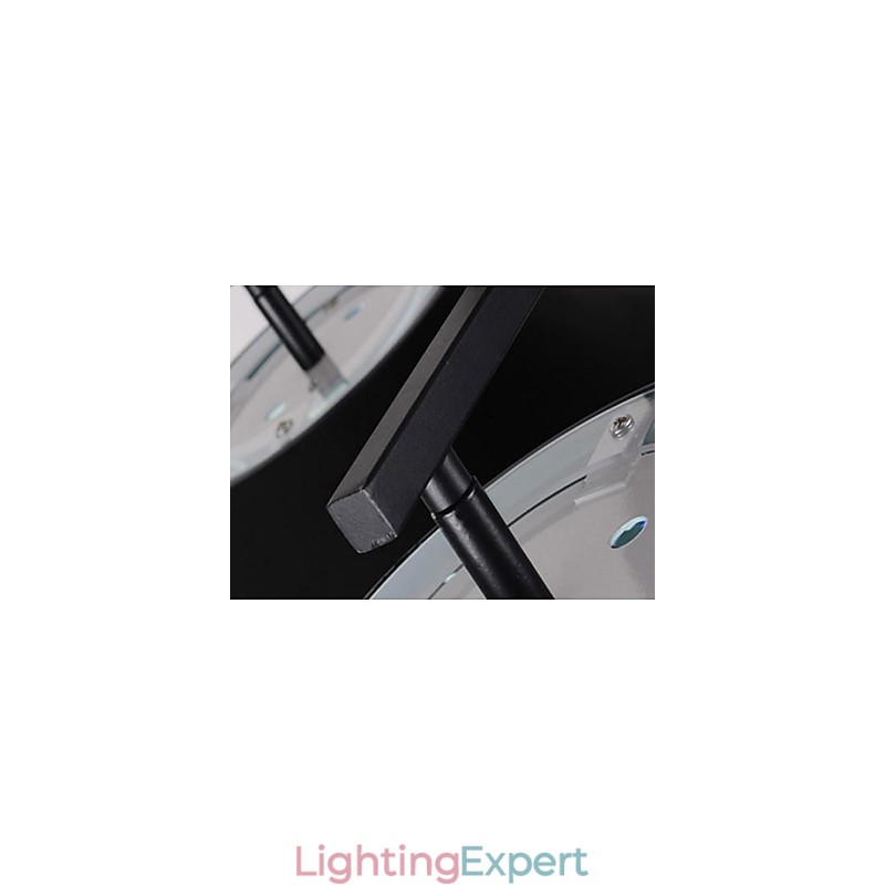 Flush Mount 3 Lights Metal Acrylic Simple Modern