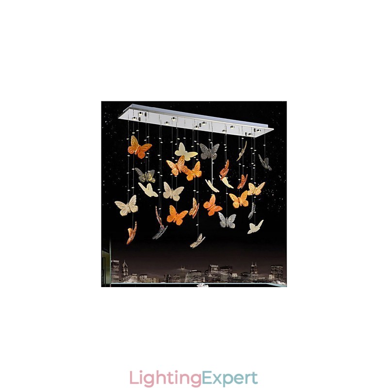 Lamp Pendant Butterfly Crystal Lamp