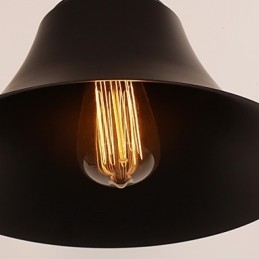 Artistic Wall Light with Retro Metal Shade and Bracket