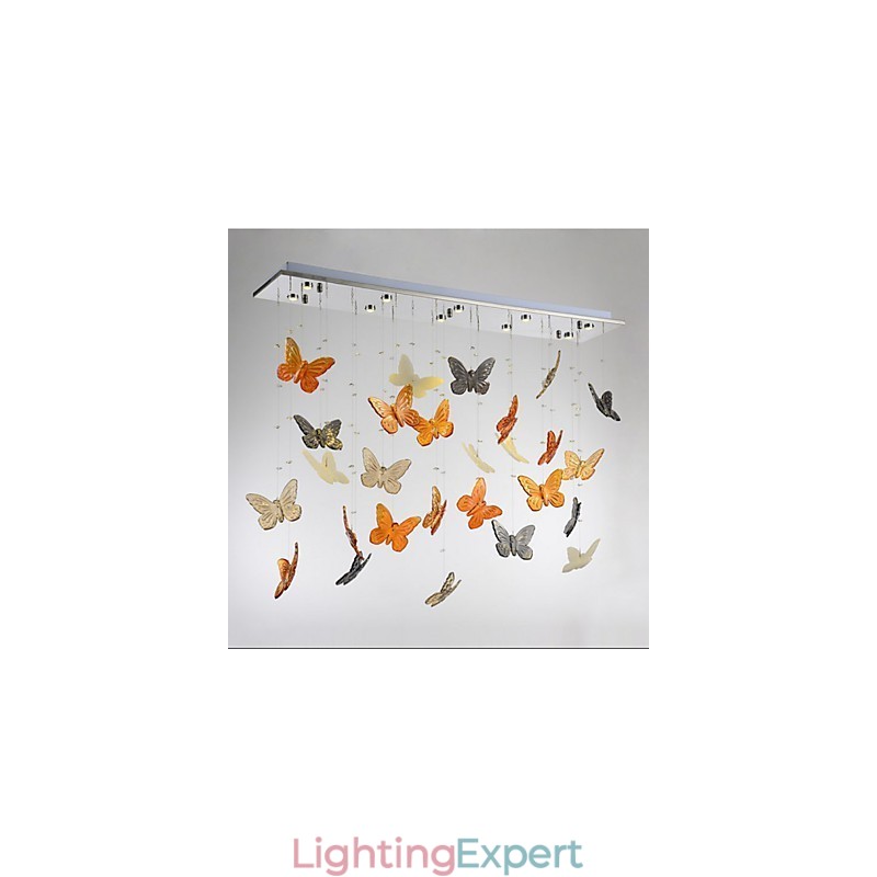 Lamp Pendant Butterfly Crystal Lamp