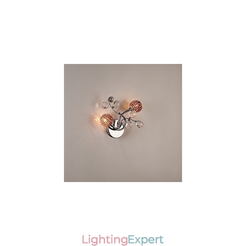 Wall Sconces Crystal Mini Style Modern Contemporary Metal