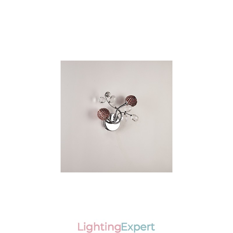 Wall Sconces Crystal Mini Style Modern Contemporary Metal
