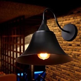 American Country Iron Cap Wall Lamp Wrought Iron Wall Lamp Archaize Srestoring Ancient Ways