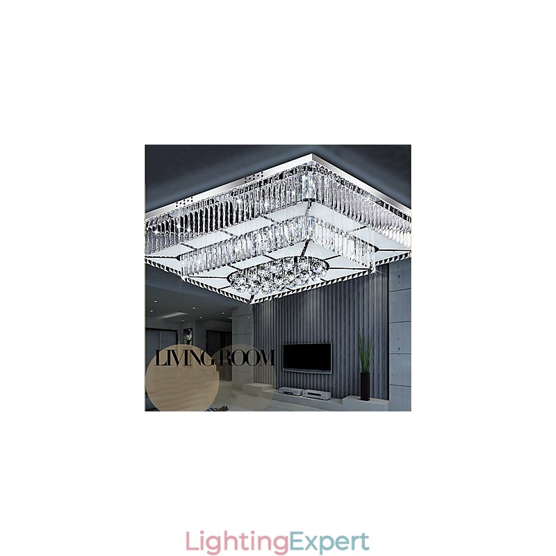 Modern Contemporary Glass Flush Mount