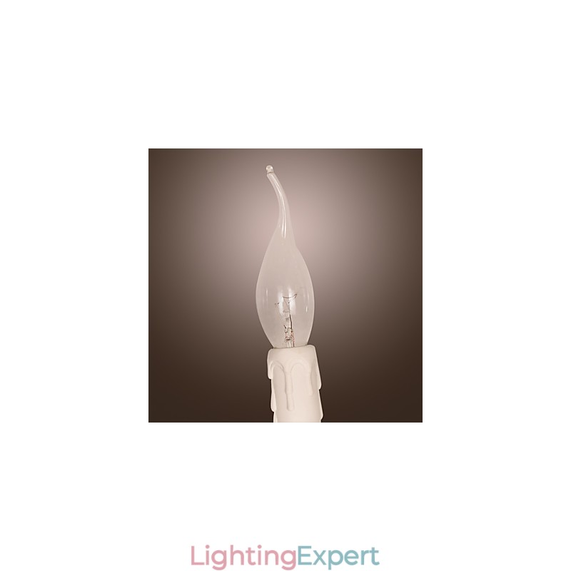 Crystal Wall Light with 2 Lights in Candle Bulb