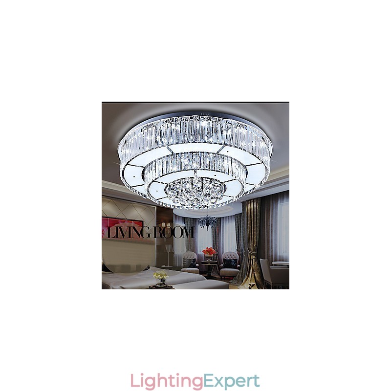 Modern Contemporary Glass Flush Mount