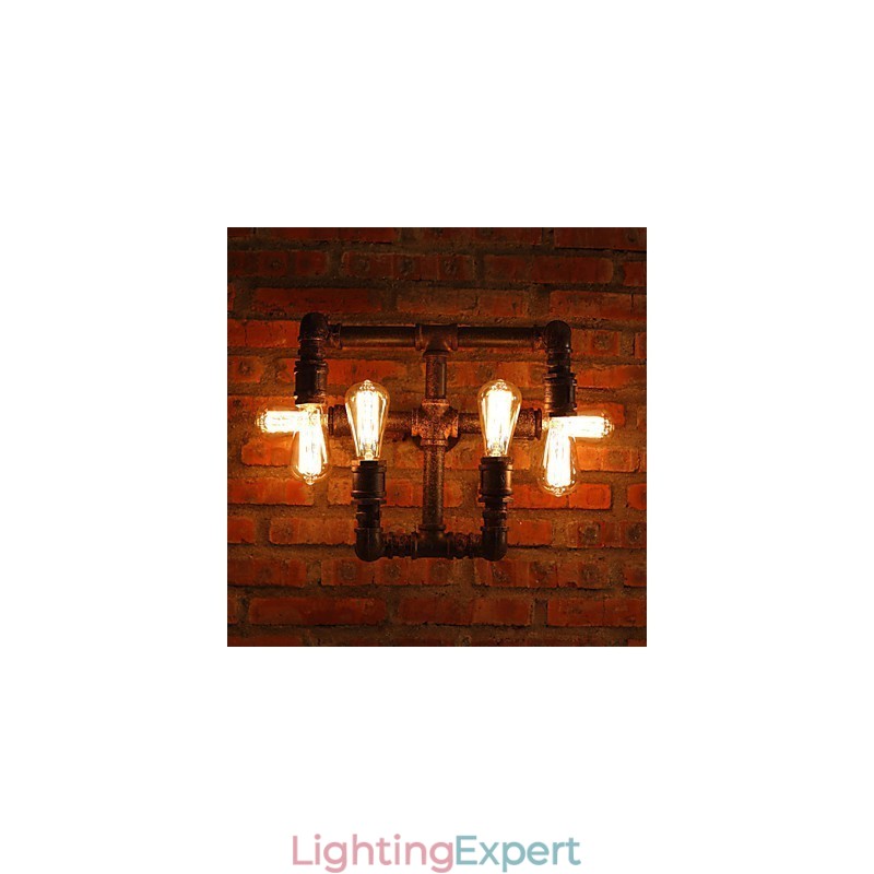 Retro Bar Iron Wall Sconces Mini Style Rustic Lodge Metal