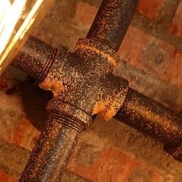 Retro Bar Iron Wall Sconces Mini Style Rustic Lodge Metal
