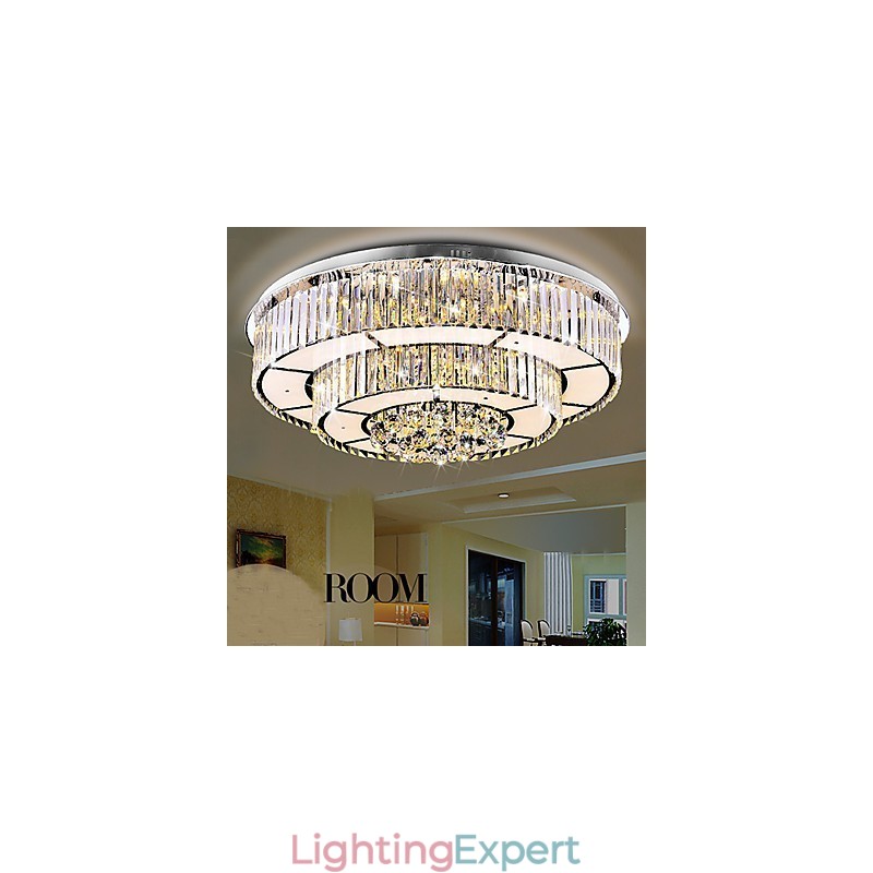 Modern Contemporary Glass Flush Mount