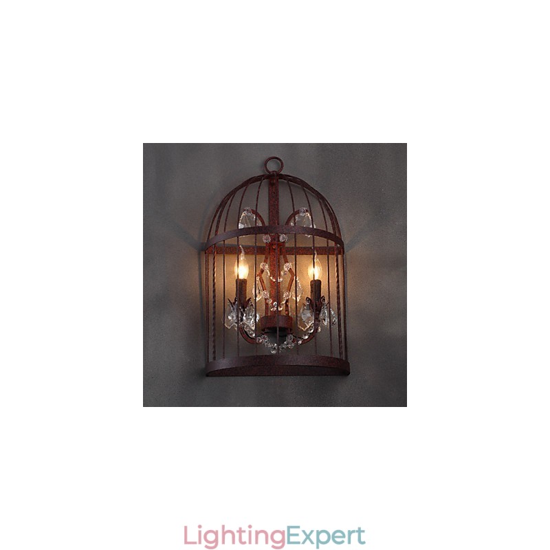 Mini Style Wall Sconces Rustic Lodge Metal