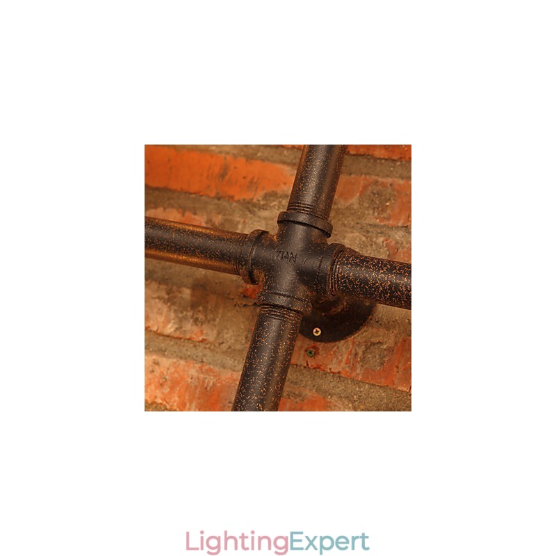 Retro Bar Iron Wall Sconces Mini Style Rustic Lodge Metal