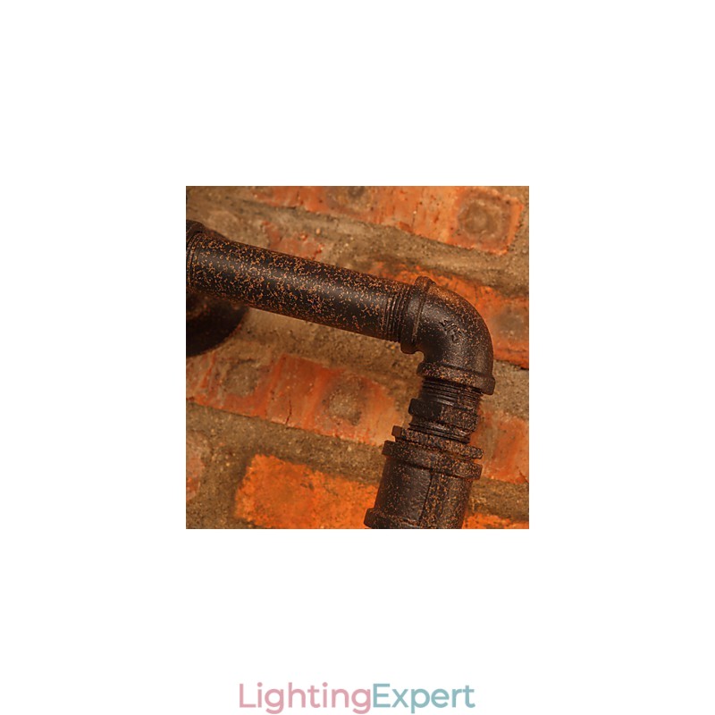 Retro Bar Iron Wall Sconces Mini Style Rustic Lodge Metal