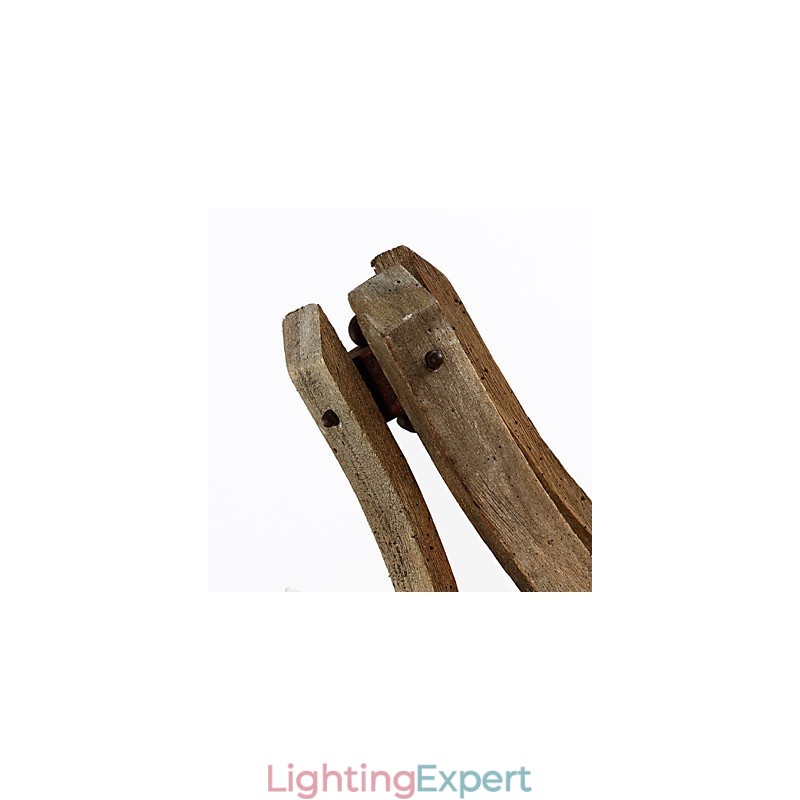 Vintage Amercian Rustic Wooden Wall Wine Barrel Lamp Liviing and Bedroom Lamp