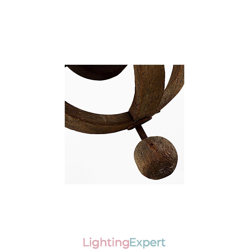 Vintage Amercian Rustic Wooden Wall Wine Barrel Lamp Liviing and Bedroom Lamp