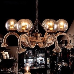 Chandelier Mini Style Vintage Metal