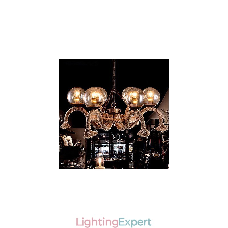 Chandelier Mini Style Vintage Metal