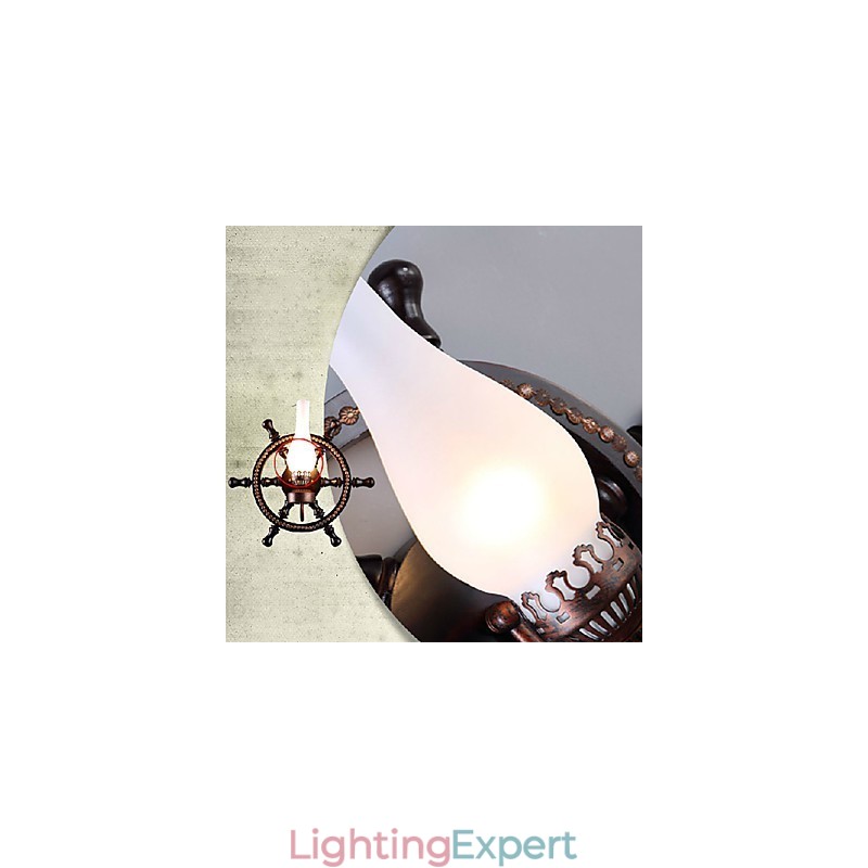 Wall Lamp One Light and Glass