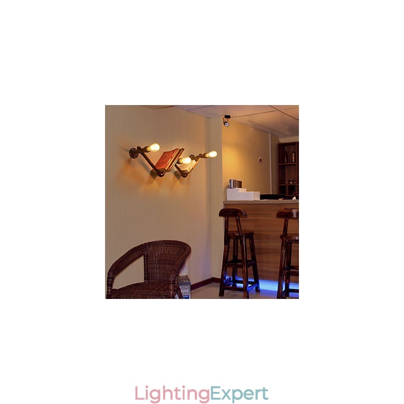 Retro Metal Bedsides Wall Sconce Village Pastoral Living Room Wall Lights Dining Room Wall Lamp