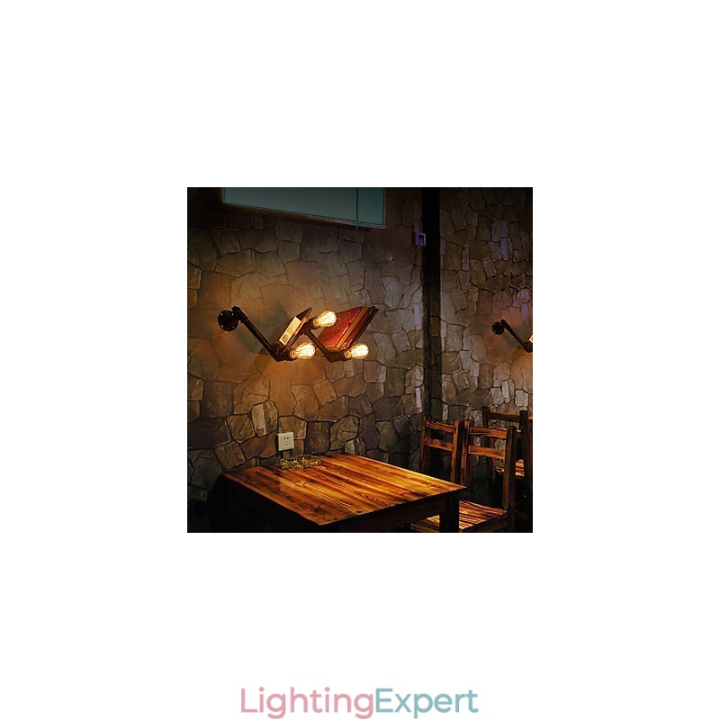Retro Metal Bedsides Wall Sconce Village Pastoral Living Room Wall Lights Dining Room Wall Lamp