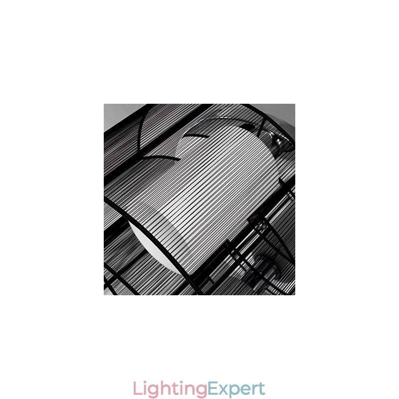 Ceiling Light Modern Design 2 Lights Black