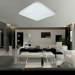 Modern Contemporary Electroplated Metal Flush Mount Garage
